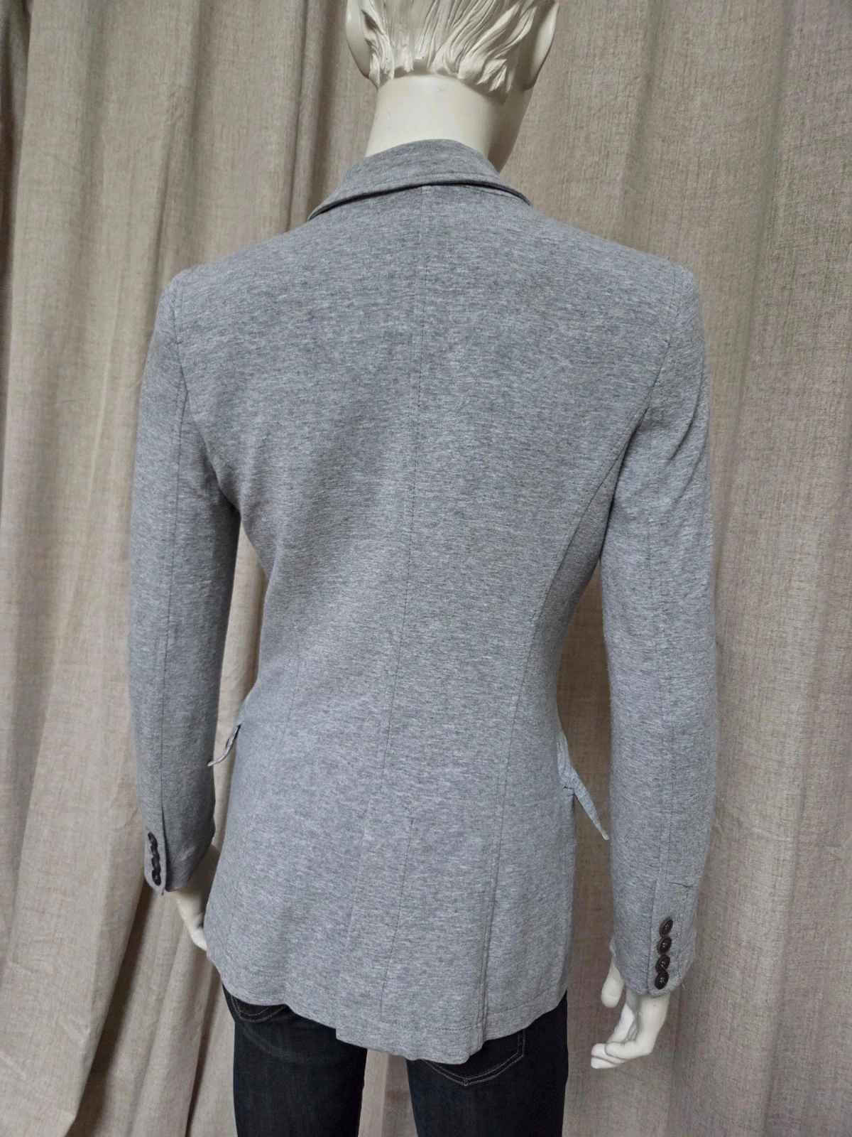 Blazer de algodão cinza Tamanho S Zara – photo 7
